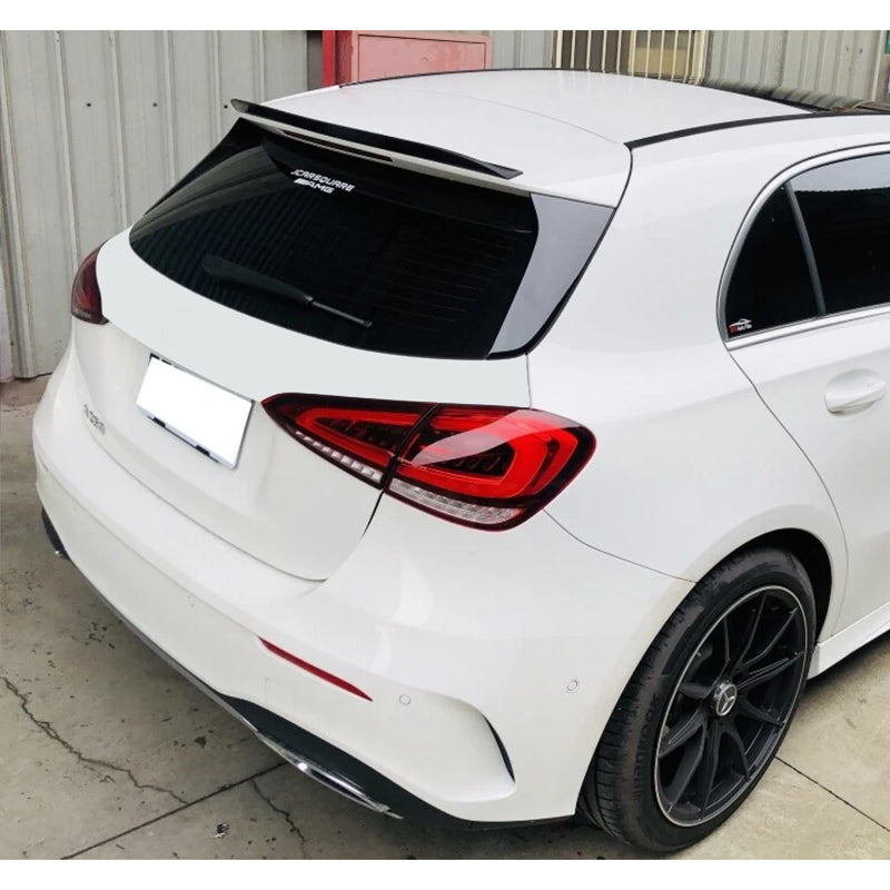 AutoStyle kattospoileri (spoilerikansi) sopii Mercedes A-Class W177 2018- (ABS kiiltävän musta)
