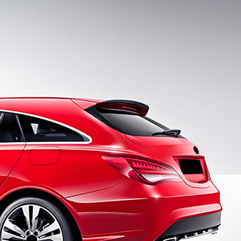 AutoStyle, Tagspoiler, ABS Blank sort, passer til Mercedes CLA X117 Shooting Brake (2015-2019)