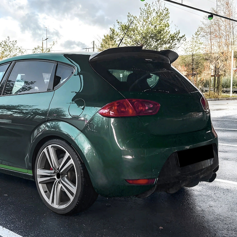 AutoStyle, kattospoileri, ABS, kiiltävän musta, sopii Seat Leon 1P 5-ovinen Facelift (2009-2012)