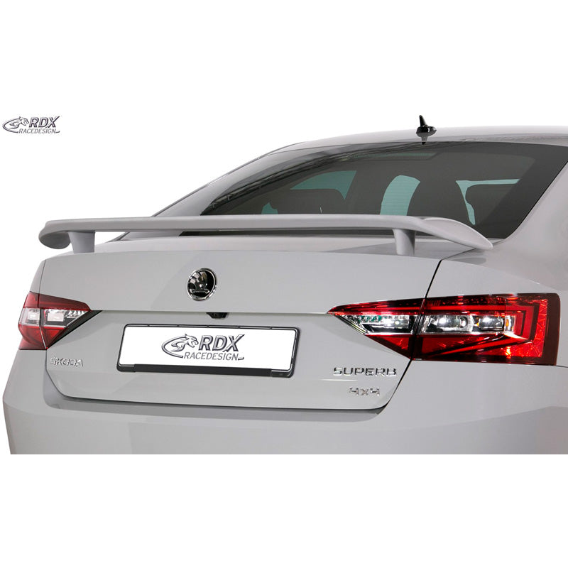 RDX Racedesign, takaluukun spoileri, sopii Skoda Superb 3V Sedan 2015- (PUR-IHS)