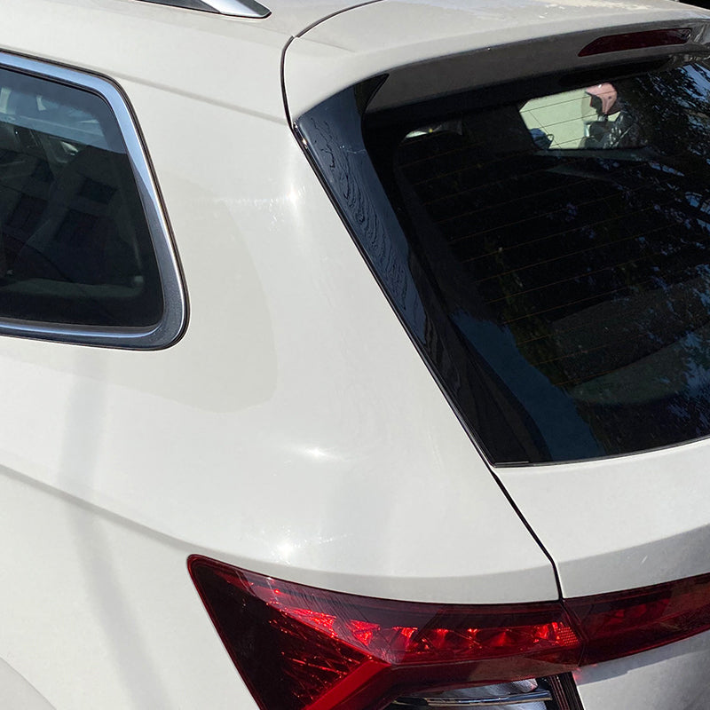 AutoStyle, bakrutans sidospoilers, ABS glanssvart, passar till Skoda Karoq (NU7) 2017-