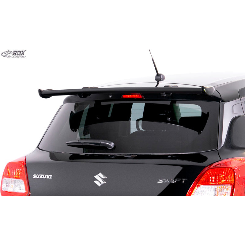 RDX Racedesign, kattospoileri, sopii Suzuki Swift IV (RZ/AZ) 2017- (PUR-IHS)