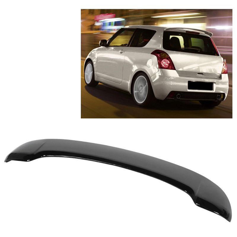AutoStyle kattospoileri sopii Suzuki Swift II 2005-2010 (ABS kiiltävän musta)