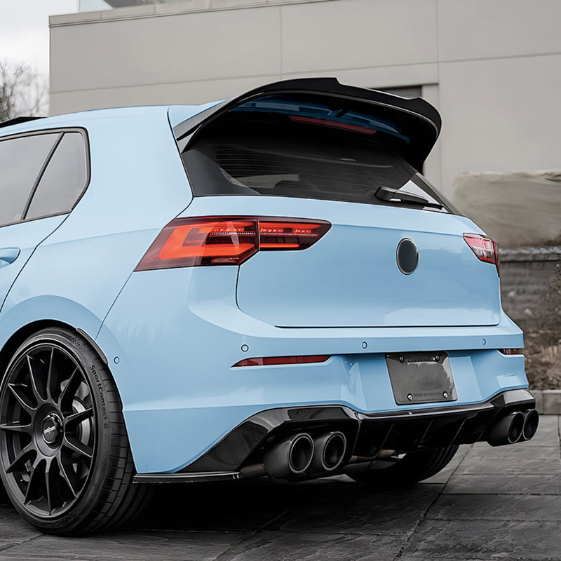 AutoStyle, kattospoileri, kiiltävän musta, sopii Volkswagen Golf VIII HB 3/5-ovinen Clubsport/GTi R (2020-)