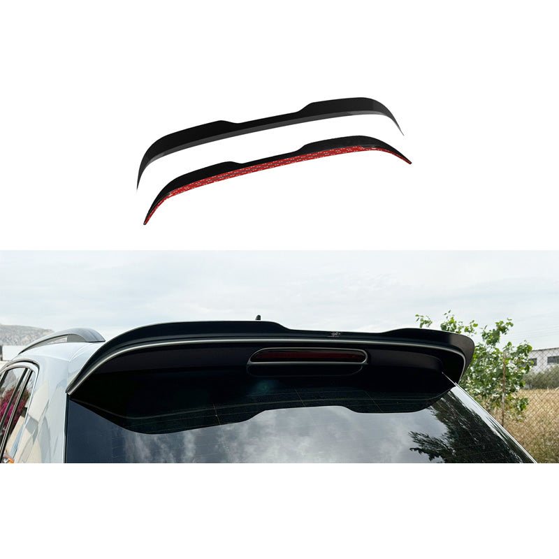 Motordrome, Spoilerkåpa, Blank Svart, passar till Volkswagen Tiguan II (AD1) R / R-Line Facelift (2020-2024)