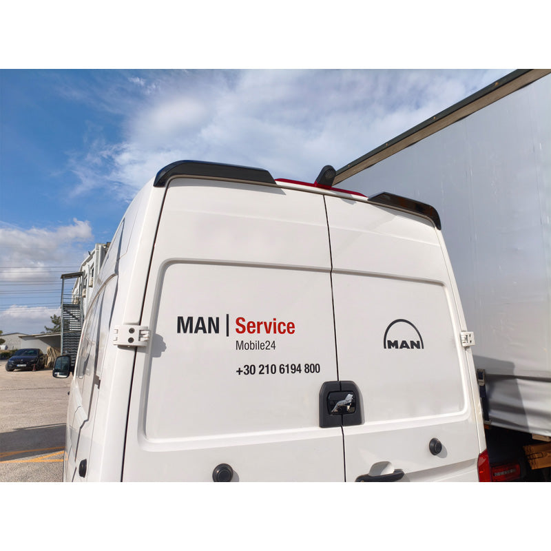 Motordrome, kattospoileri, polyuretaani, sopii Volkswagen Crafter II (H2) (2016-) & MAN TGE (H2) (2017-)