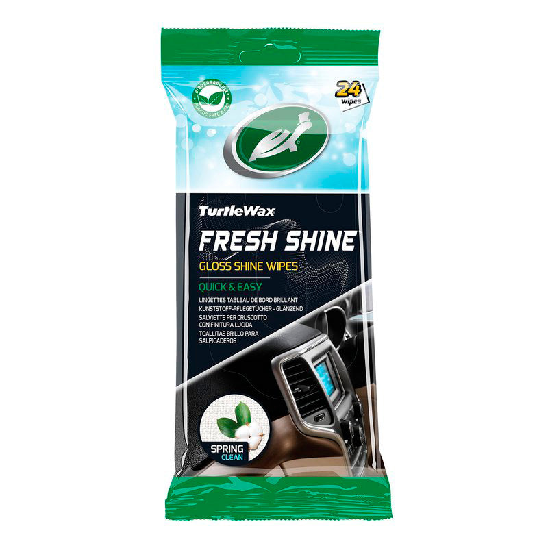 Turtle Wax 54095 Fresh Shine Gloss Sisätilojen puhdistuspyyhkeet 24 kpl