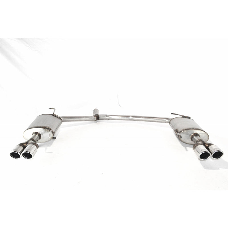 Ulter Sport, kaksoisurheilupakoputki, ruostumatonta terästä, sopii Audi A4 8K Sedan/Avant 2.0TDI 100/105/125kW/1.8 TFSi 88/118kW 2008- 2x 70mm
