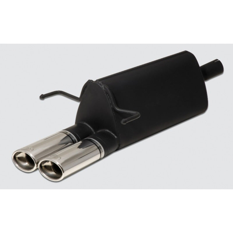 Ulter Sport, urheiluäänenvaimennin, ruostumatonta terästä, sopii Opel Astra H HB 1.4i/1.6i/1.8i (2004-2009), 2x 95x65mm