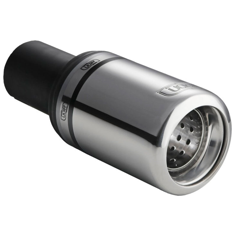 Ulter Sport, Pakoputken pää - Pyöreä Ø80mm Tyyppi 2 - Pituus 120mm - Asennus ->50mm - Inox