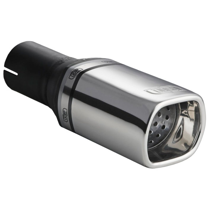Ulter Sport, Ändrör - Rektangulär 80x65mm - Längd 120mm - Installation ->50mm - Inox