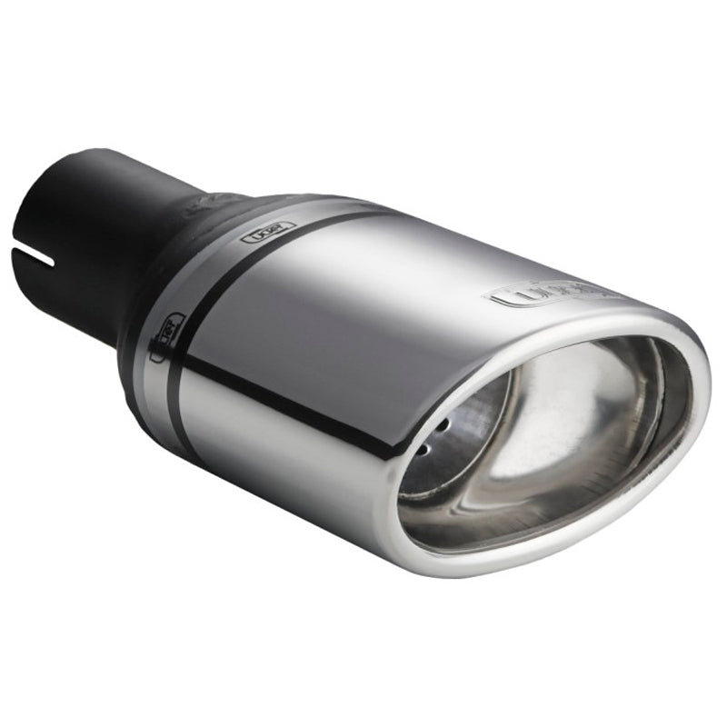 Ulter Sport, pakoputken pääty - Oval 120x80mm Slanted - Length 120mm - Installation ->50mm - Inox
