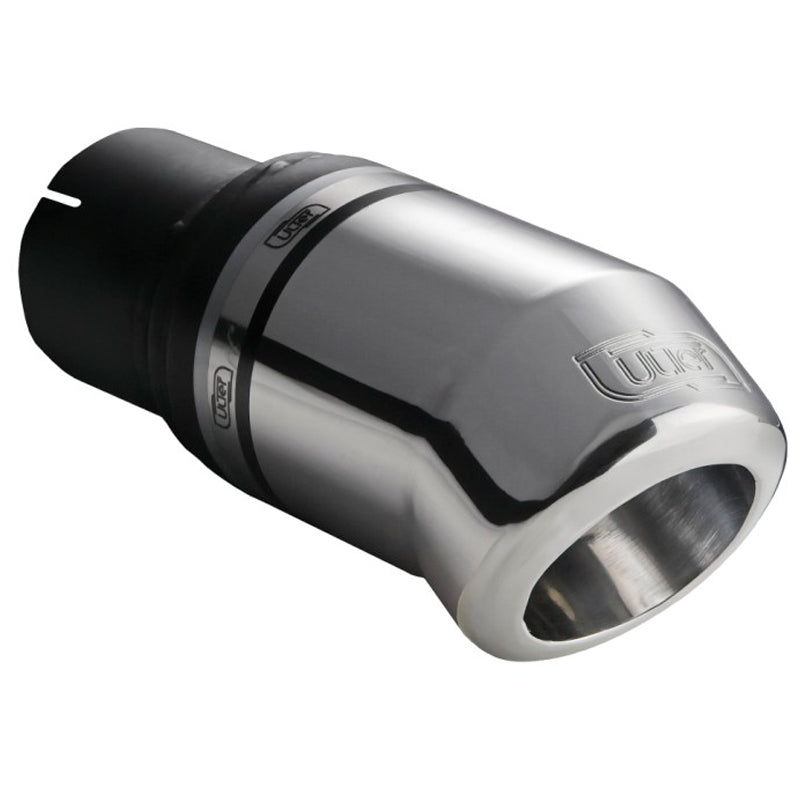Ulter Sport, pakoputken pää - Pyöreä Ø80mm alaspäin - Pituus 120mm - Asennus ->50mm - ruostumaton teräs