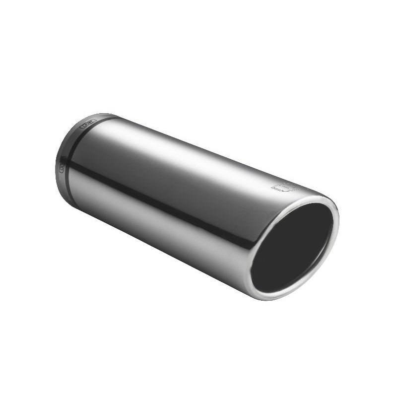Ulter Sport, pakoputken pää - pyöreä Ø90mm viistottu - pituus 120mm - asennus 65-80mm - Inox