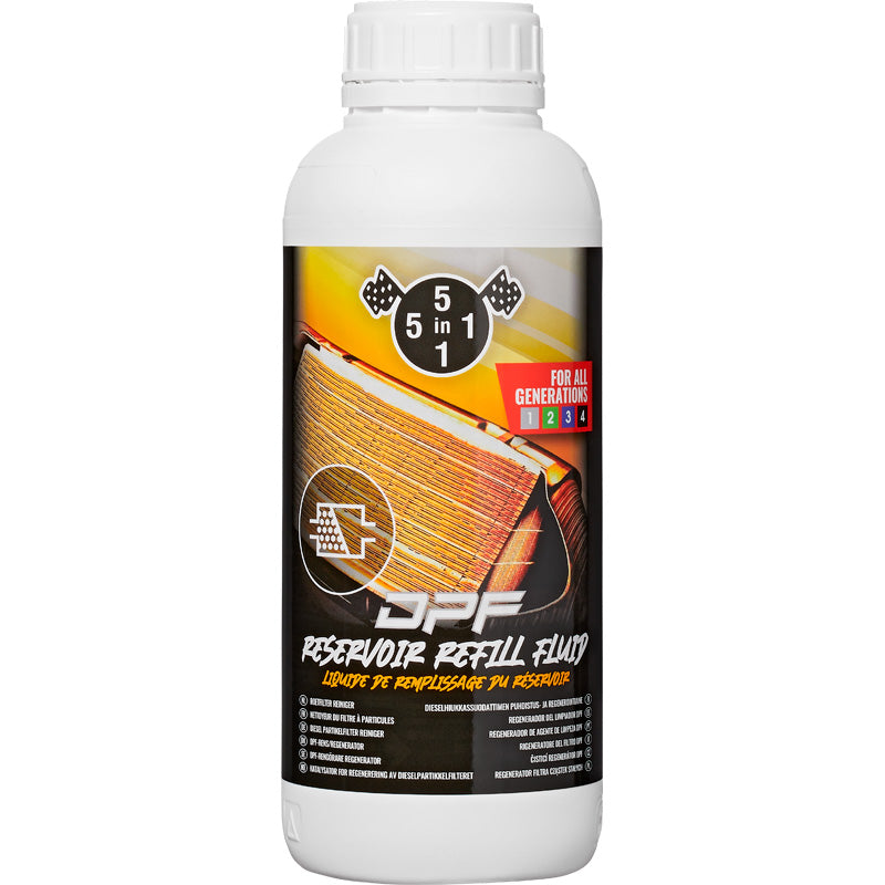 5in1, yleiskäyttöinen DPF-säiliöneste - 1000ml