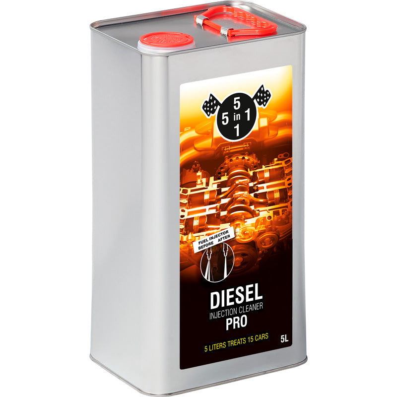 5in1, dieselruiskuttimien puhdistusaine - 5 litraa