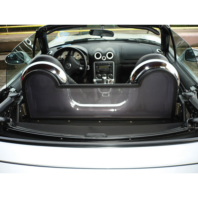 Weyer, tuuliverkko cabrioon, Basic Line, sopii Mazda MX 5 Type NA+NB (kiinnikkeellä)