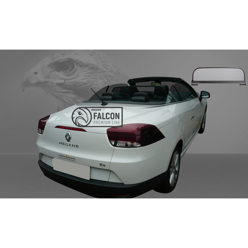 Weyer, tuuliverkko cabrioon, Falcon, sopii Renault Megane CC III 2010-