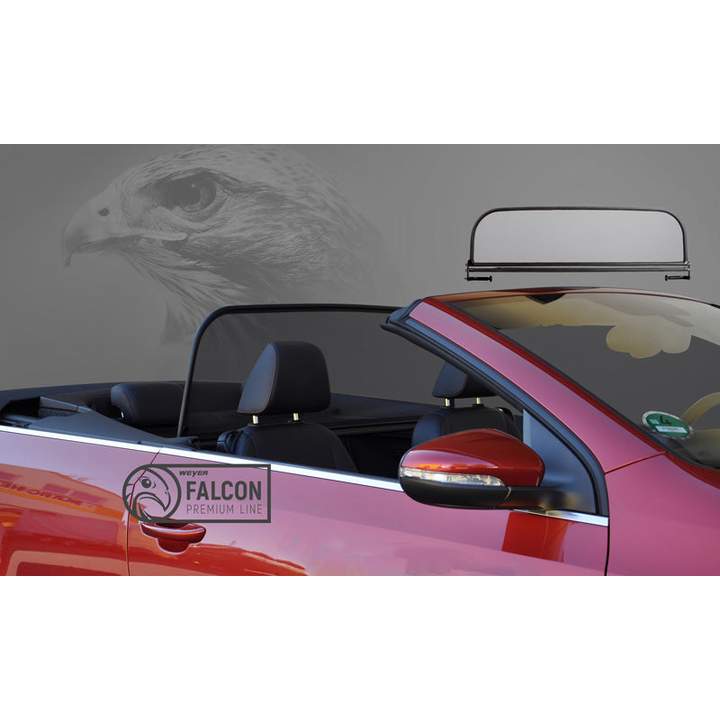 Weyer, tuuliverkko cabrioon, Falcon, sopii Volkswagen Golf VI Convertible 2011-